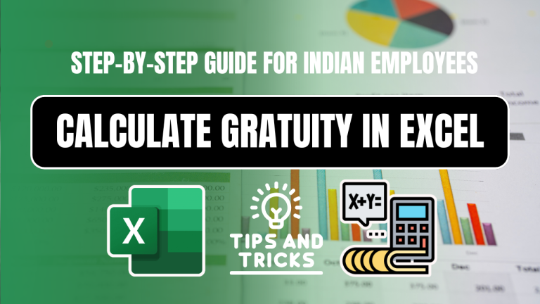 how to calculate gratuity in excel