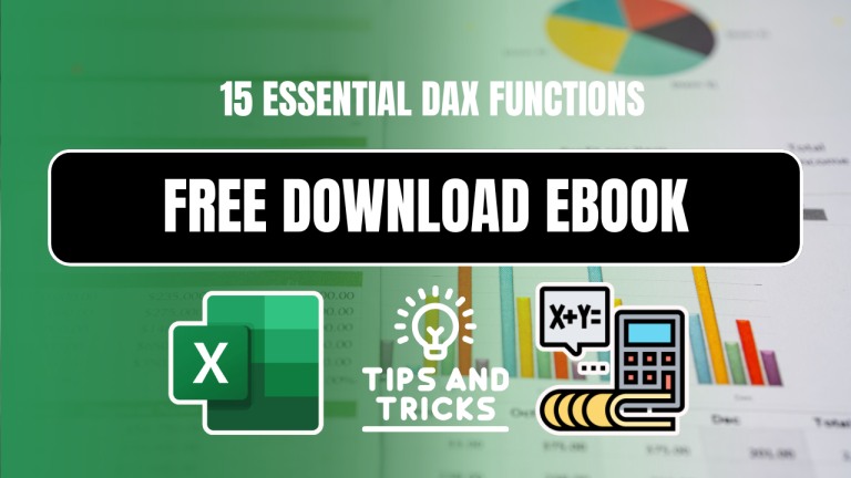 15 Essential DAX Functions Power BI FREE Template