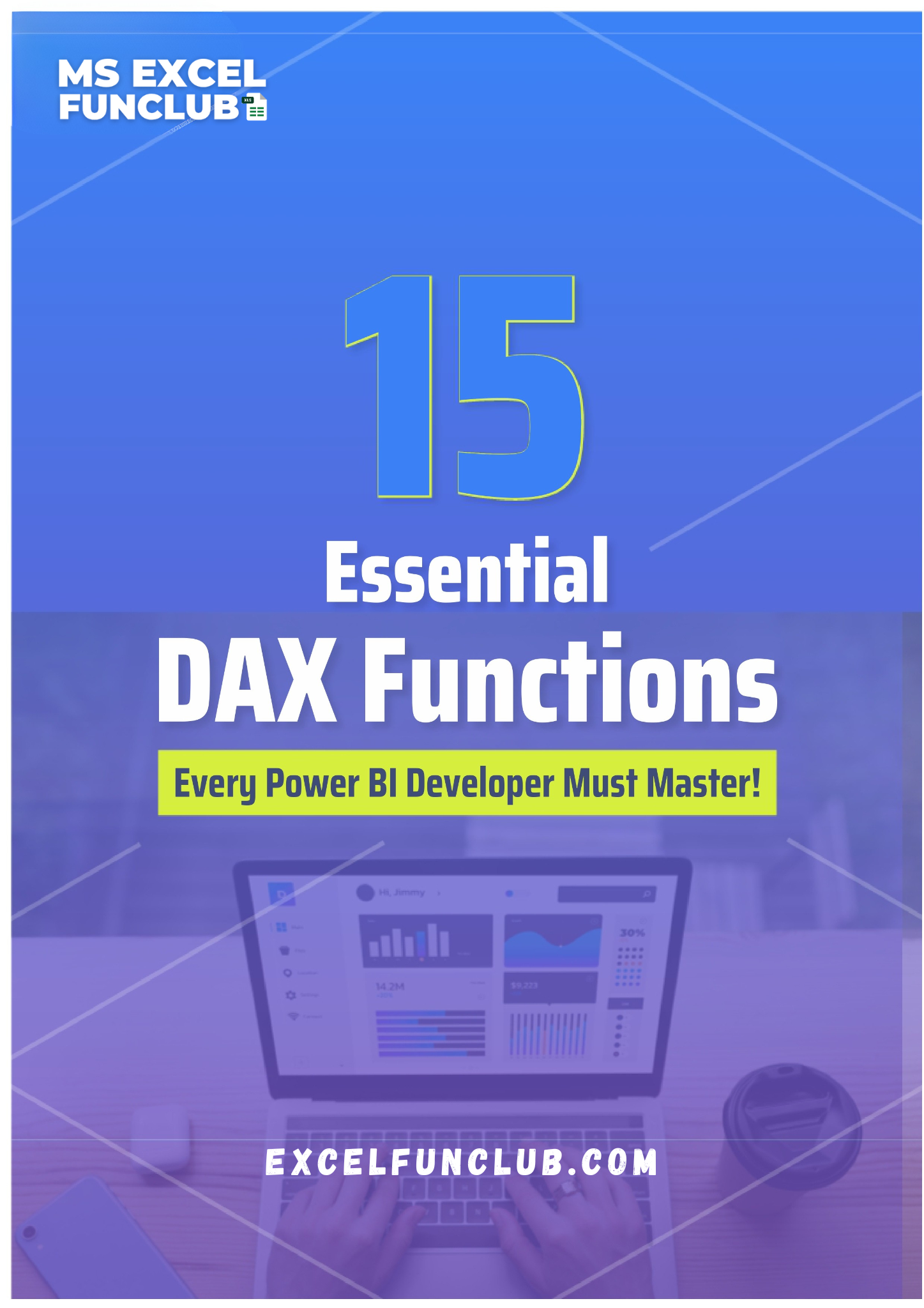 15 Essential DAX Functions Power BI FREE Template