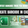 Create Barcodes in Excel