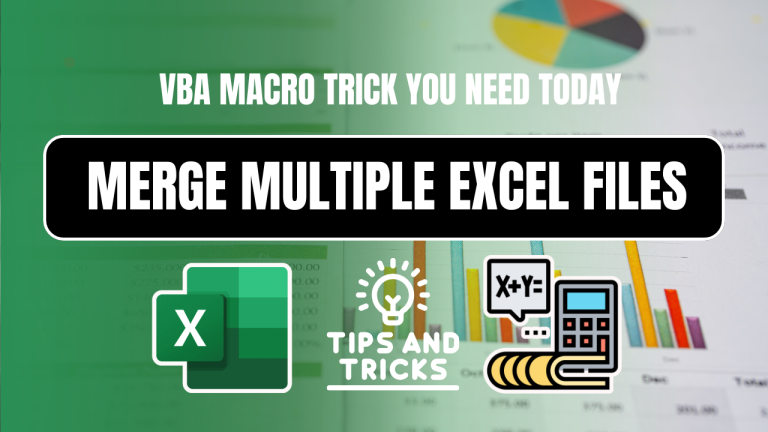 How to Merge Multiple Excel Files into One Workbook Using VBA