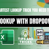 XLOOKUP with Dropdown in Excel