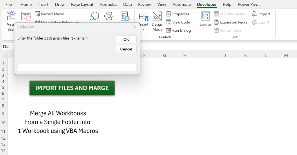 How to Merge Multiple Excel Files into One Workbook Using VBA